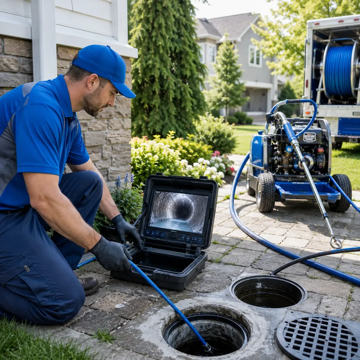 Outdoor drain cleaning professionals serving Sligo, PA